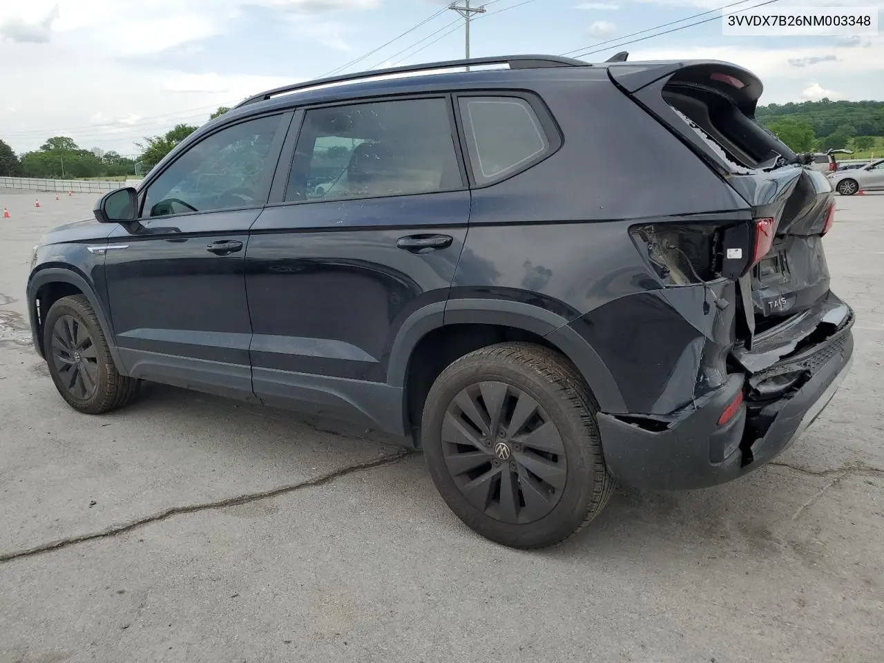 2022 Volkswagen Taos S VIN: 3VVDX7B26NM003348 Lot: 55070745