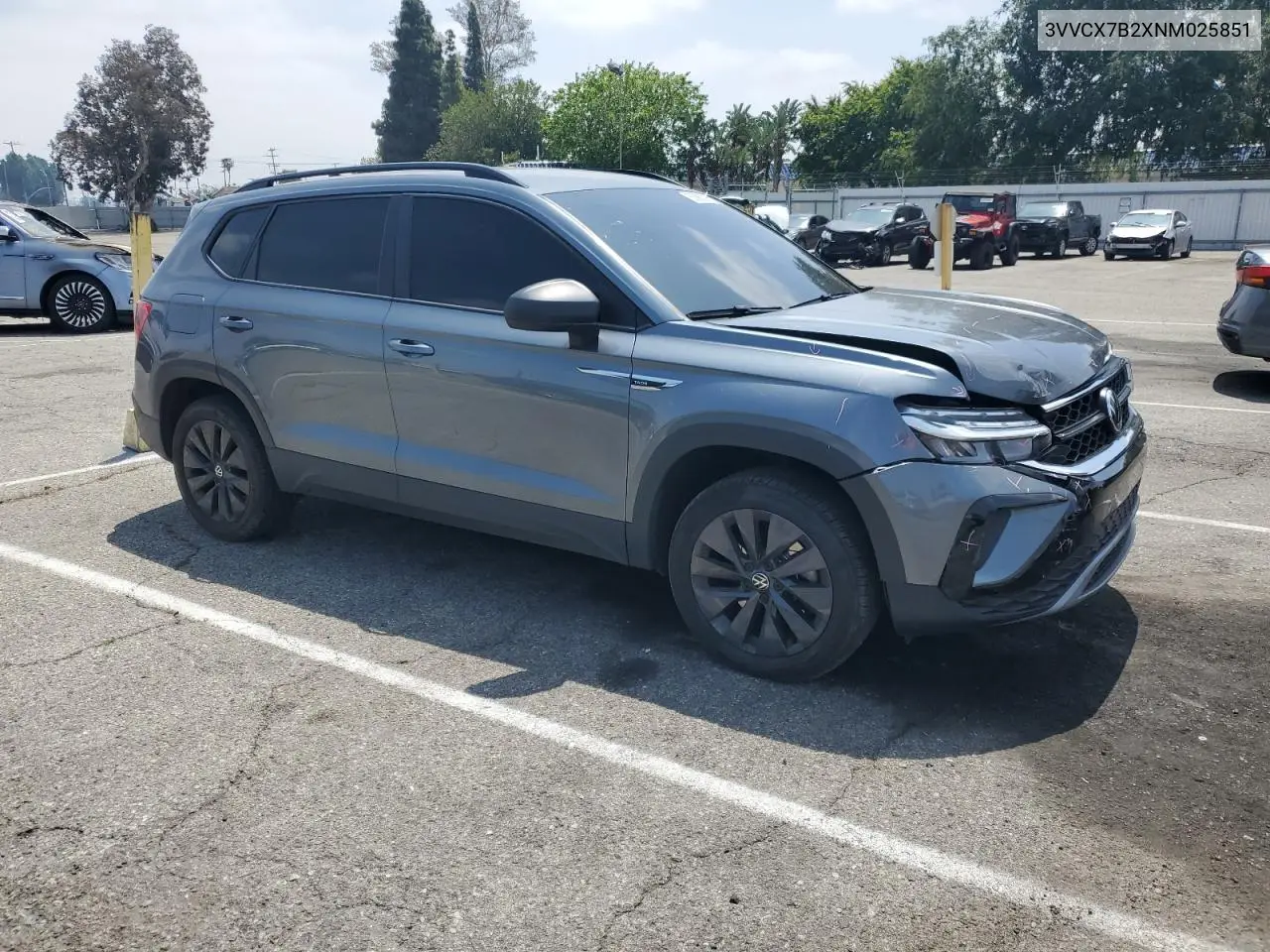 2022 Volkswagen Taos S VIN: 3VVCX7B2XNM025851 Lot: 55683315