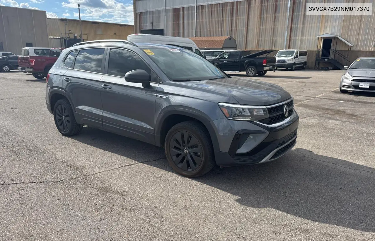 2022 Volkswagen Taos S VIN: 3VVCX7B29NM017370 Lot: 56599925
