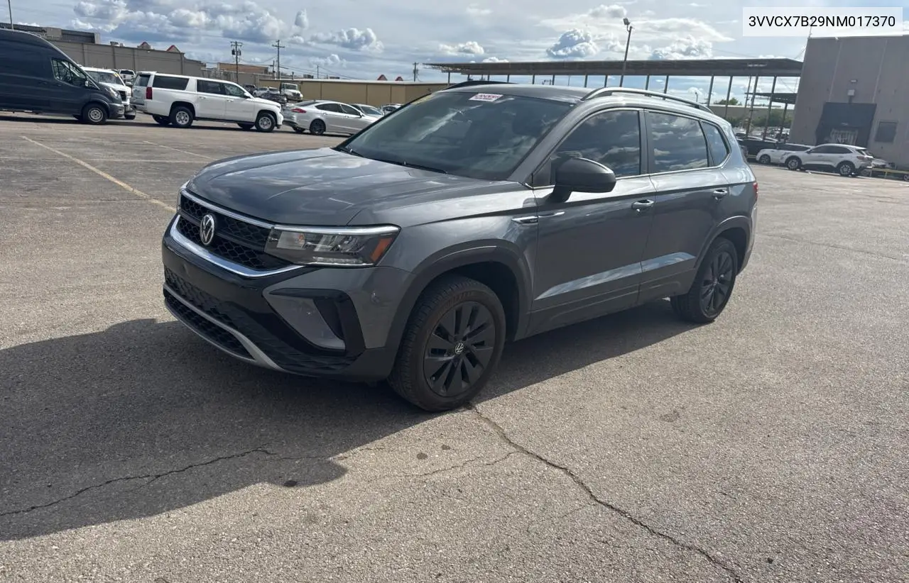 2022 Volkswagen Taos S VIN: 3VVCX7B29NM017370 Lot: 56599925