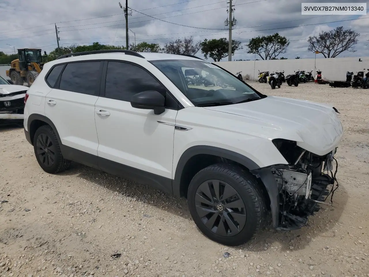 2022 Volkswagen Taos S VIN: 3VVDX7B27NM013340 Lot: 56896285