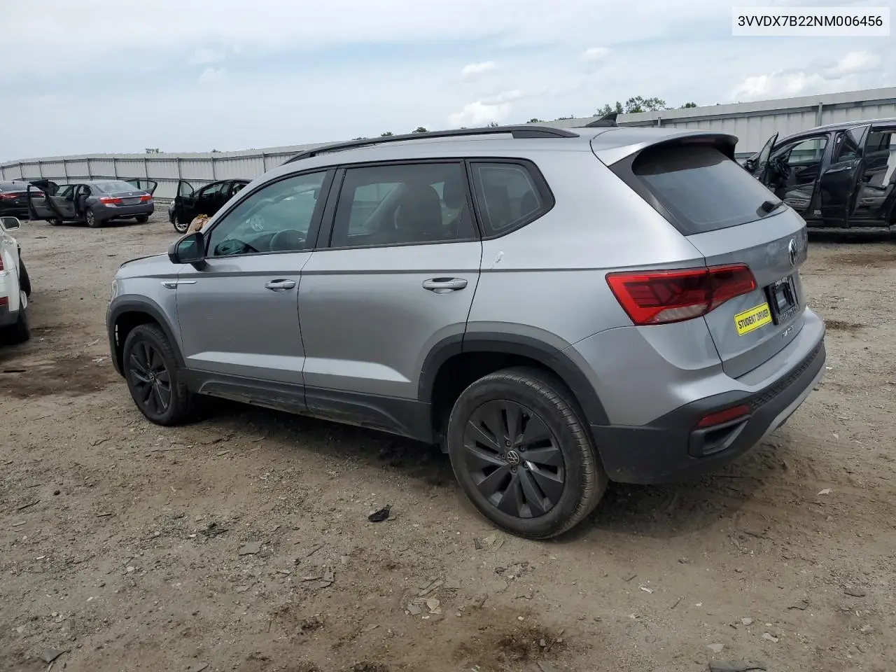 2022 Volkswagen Taos S VIN: 3VVDX7B22NM006456 Lot: 59688315