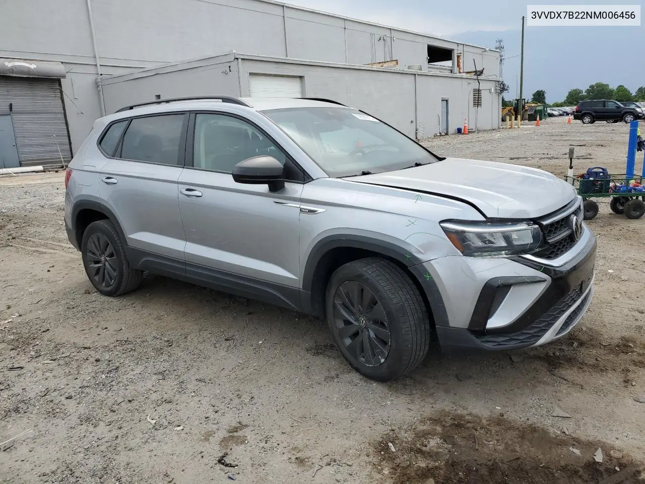 2022 Volkswagen Taos S VIN: 3VVDX7B22NM006456 Lot: 59688315