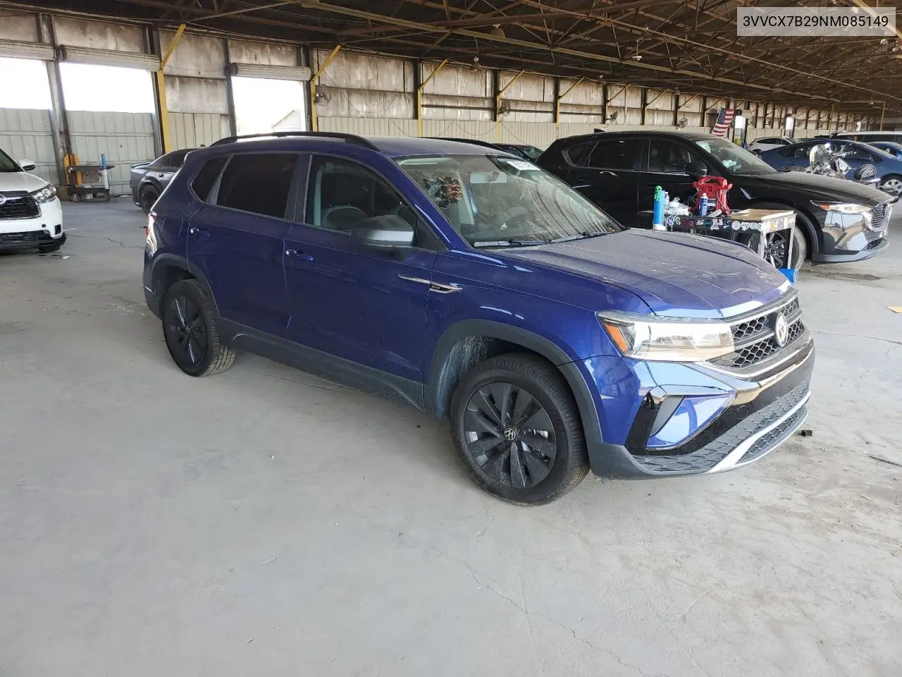 2022 Volkswagen Taos S VIN: 3VVCX7B29NM085149 Lot: 60119495