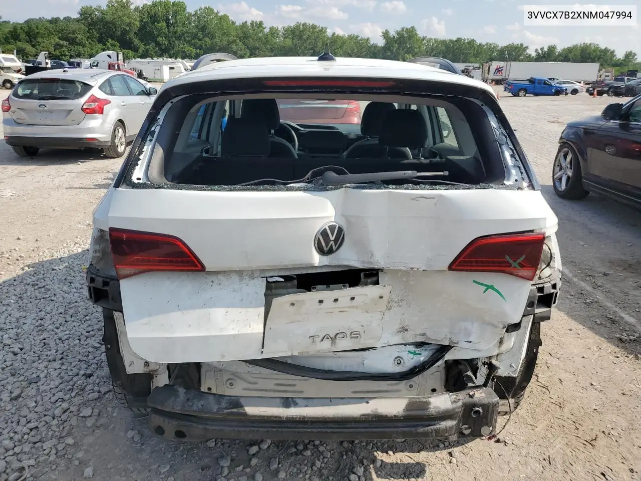 2022 Volkswagen Taos S VIN: 3VVCX7B2XNM047994 Lot: 60155865