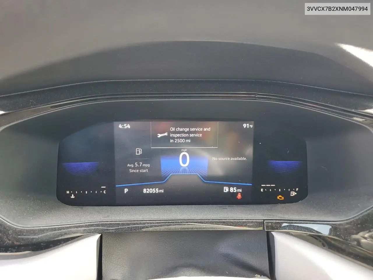 2022 Volkswagen Taos S VIN: 3VVCX7B2XNM047994 Lot: 60155865