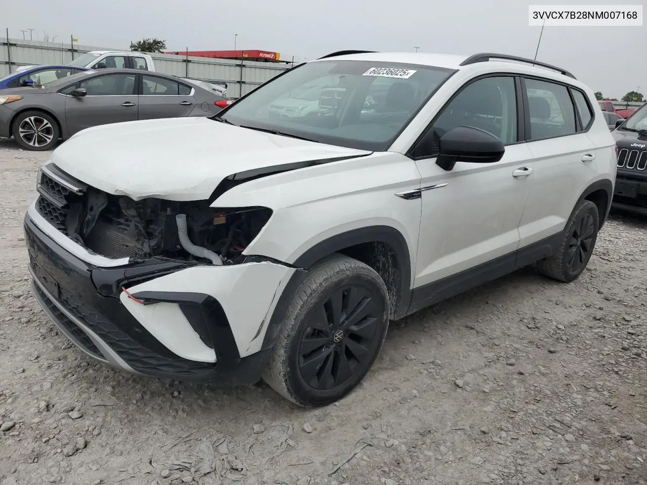 2022 Volkswagen Taos S VIN: 3VVCX7B28NM007168 Lot: 60236025