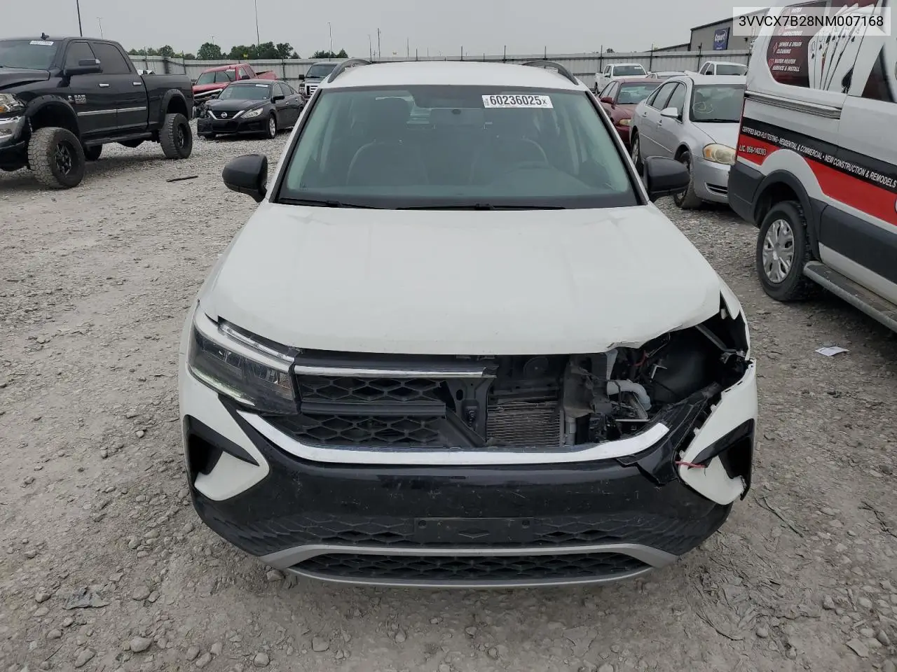 2022 Volkswagen Taos S VIN: 3VVCX7B28NM007168 Lot: 60236025