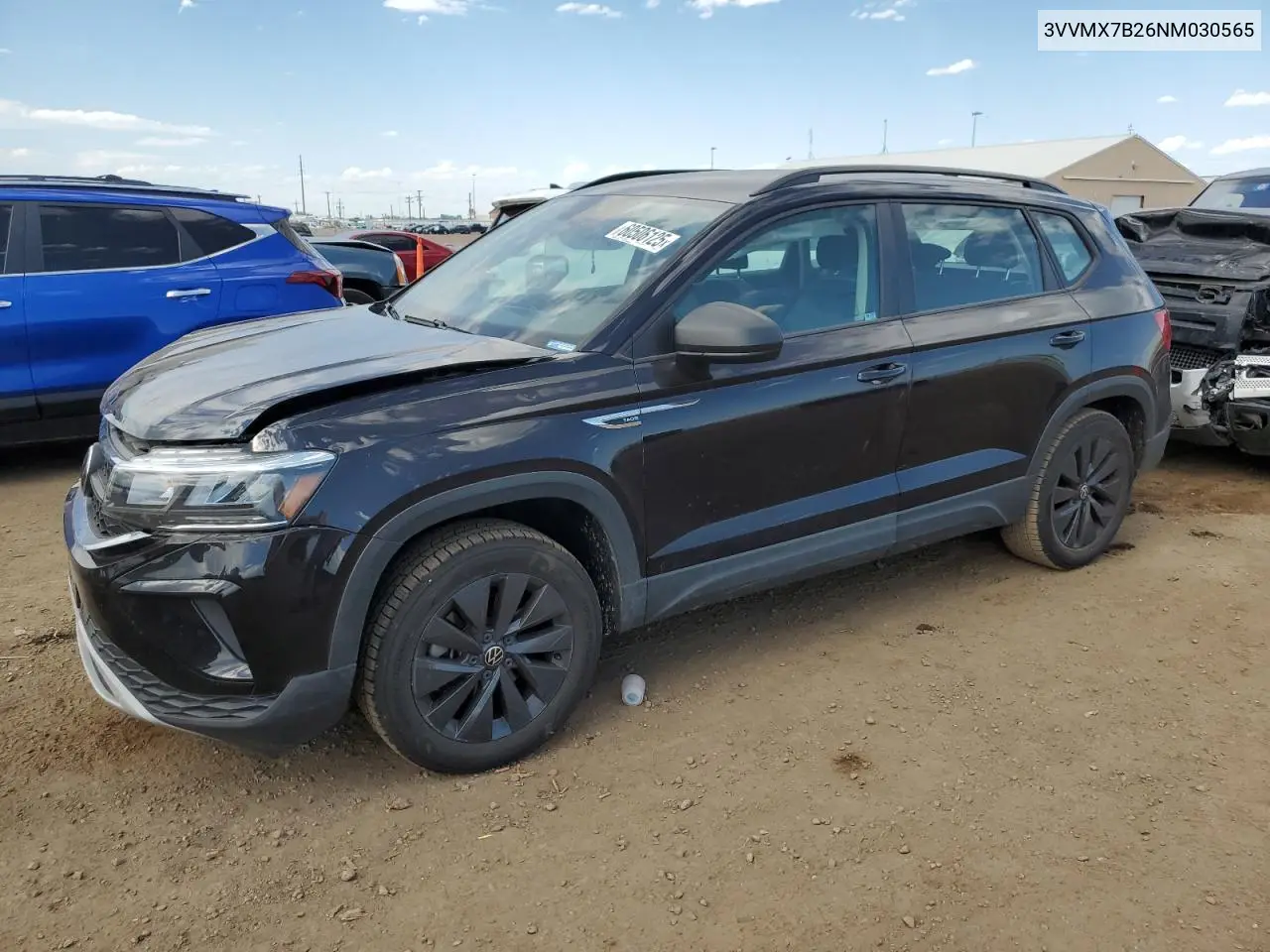 2022 Volkswagen Taos S VIN: 3VVMX7B26NM030565 Lot: 60506125