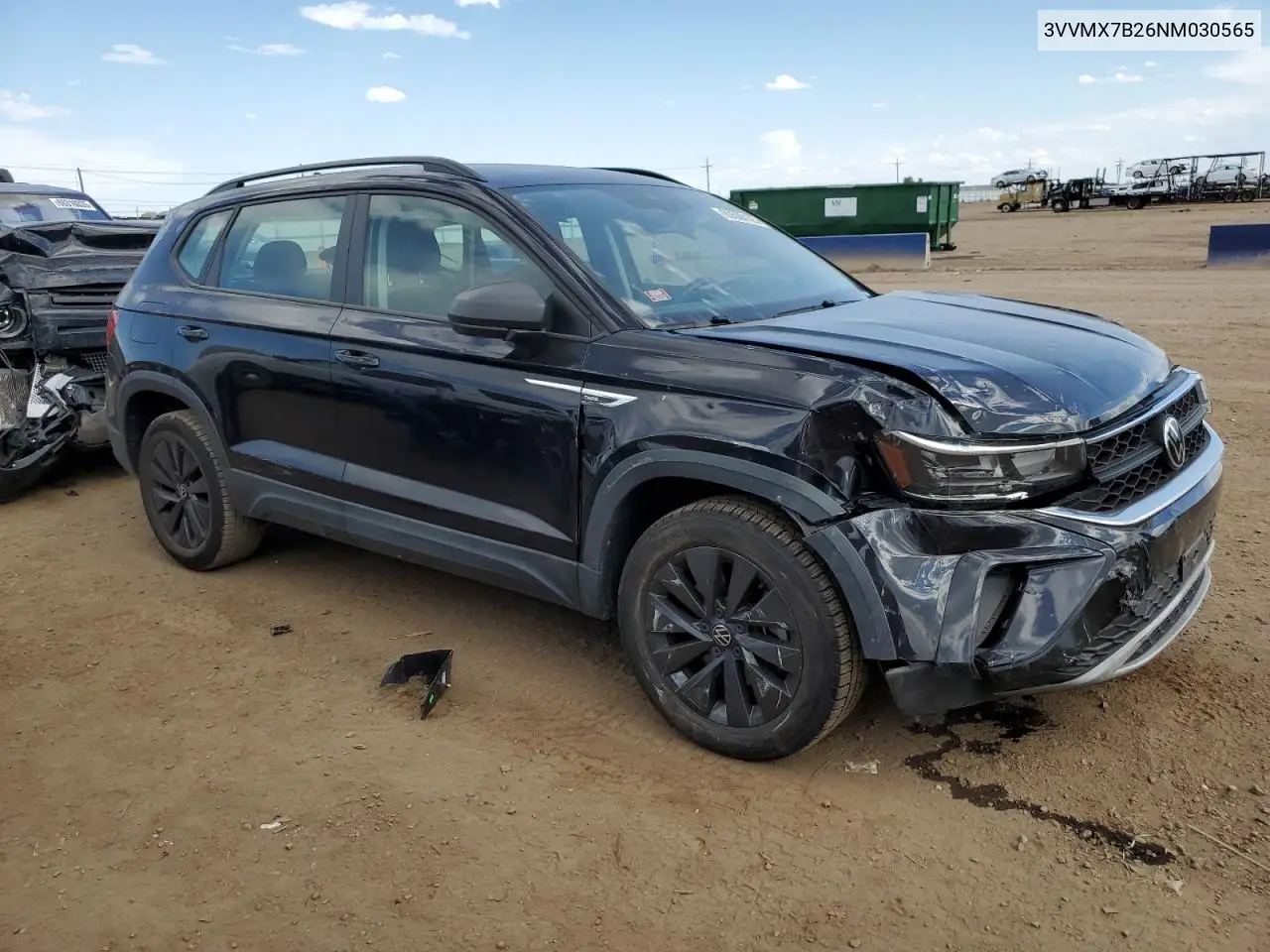 2022 Volkswagen Taos S VIN: 3VVMX7B26NM030565 Lot: 60506125