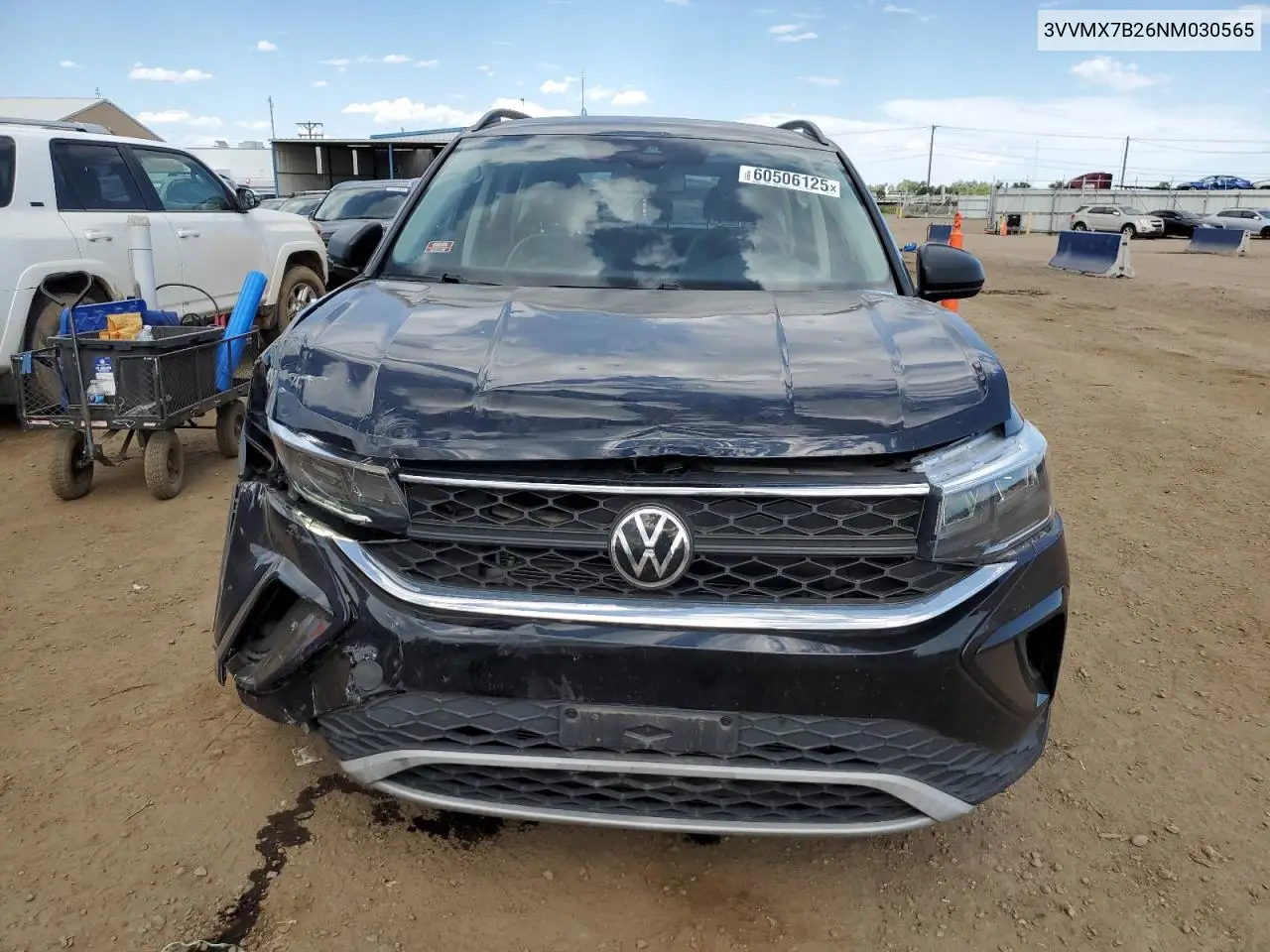 2022 Volkswagen Taos S VIN: 3VVMX7B26NM030565 Lot: 60506125