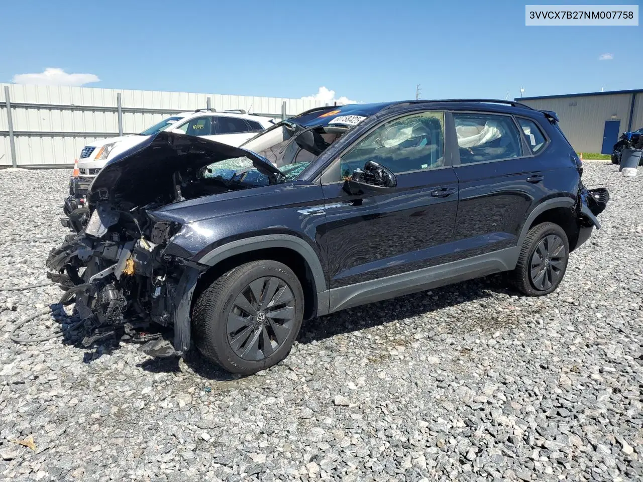 2022 Volkswagen Taos S VIN: 3VVCX7B27NM007758 Lot: 60758425