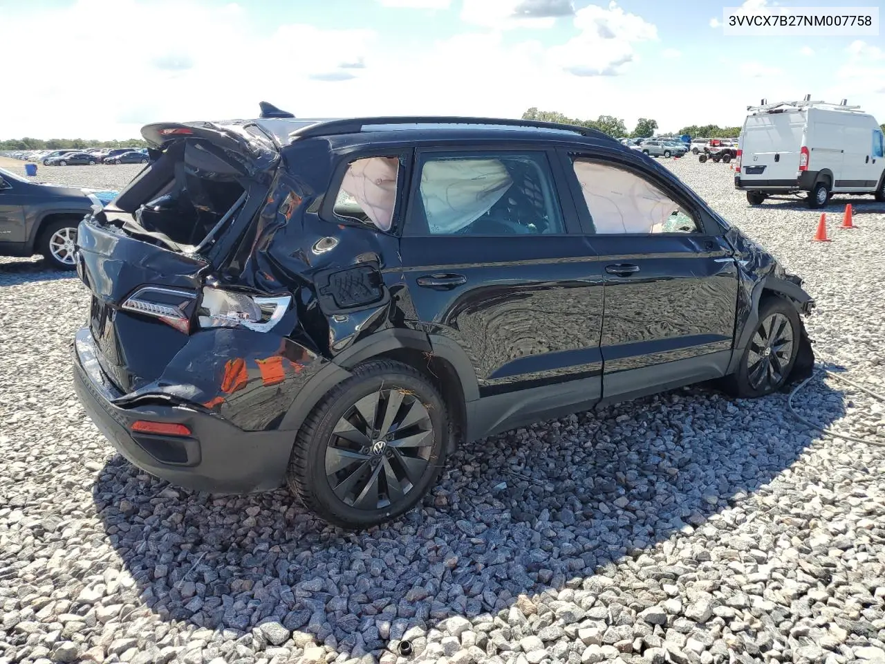 2022 Volkswagen Taos S VIN: 3VVCX7B27NM007758 Lot: 60758425