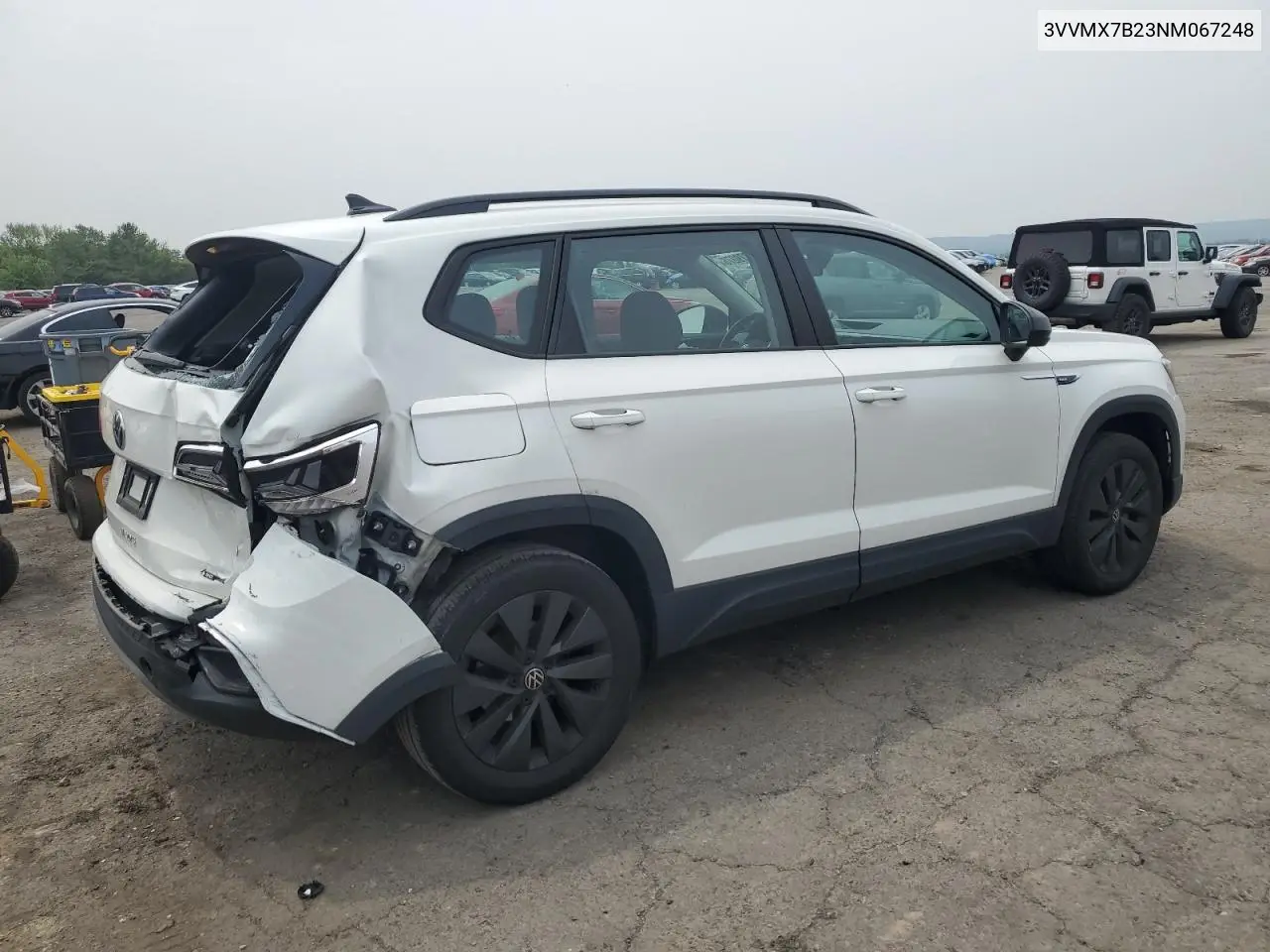 2022 Volkswagen Taos S VIN: 3VVMX7B23NM067248 Lot: 60879275