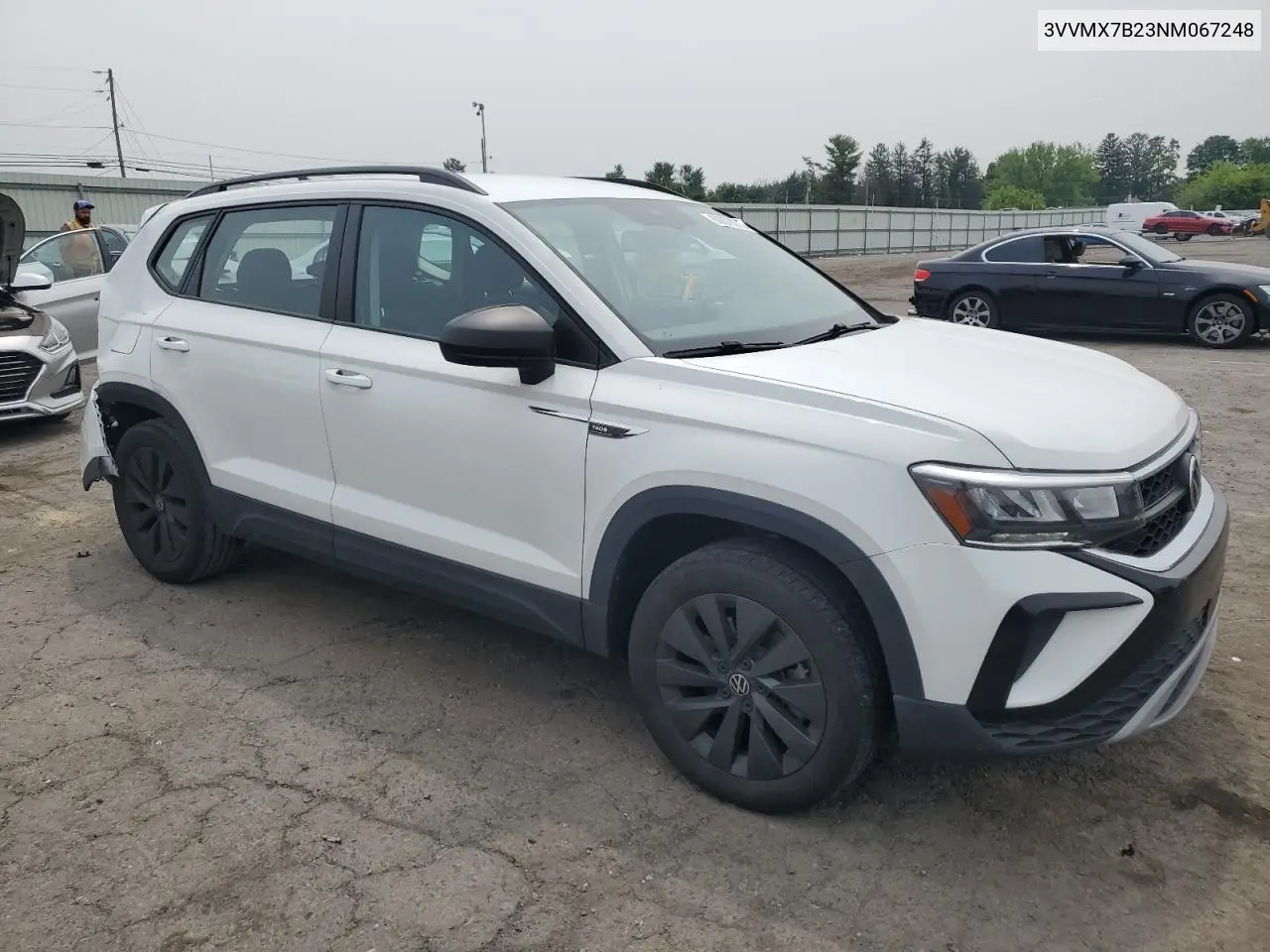 2022 Volkswagen Taos S VIN: 3VVMX7B23NM067248 Lot: 60879275