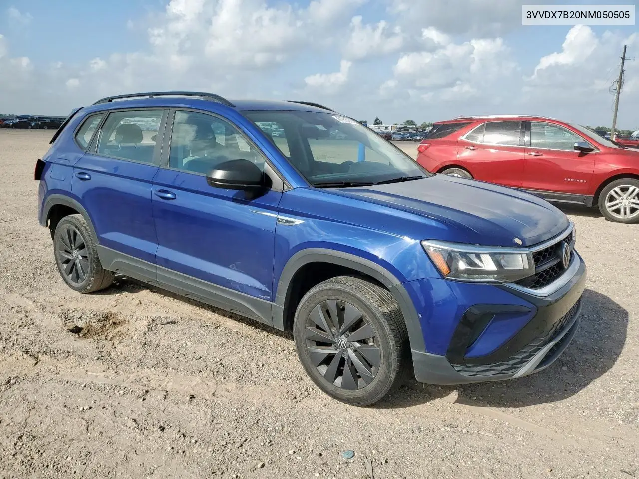 2022 Volkswagen Taos S VIN: 3VVDX7B20NM050505 Lot: 61916975