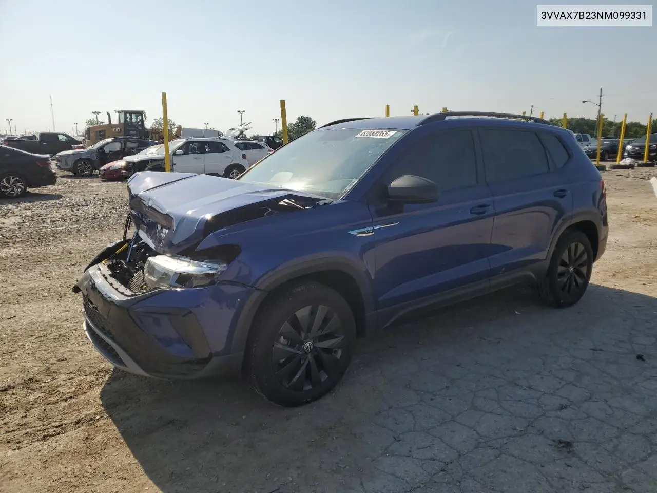 2022 Volkswagen Taos S VIN: 3VVAX7B23NM099331 Lot: 62068065