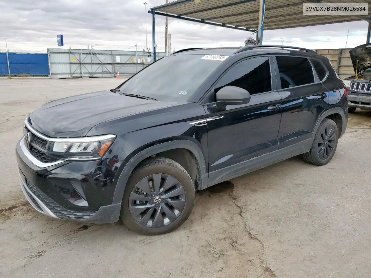 2022 Volkswagen Taos S VIN: 3VVDX7B28NM026534 Lot: 62160245