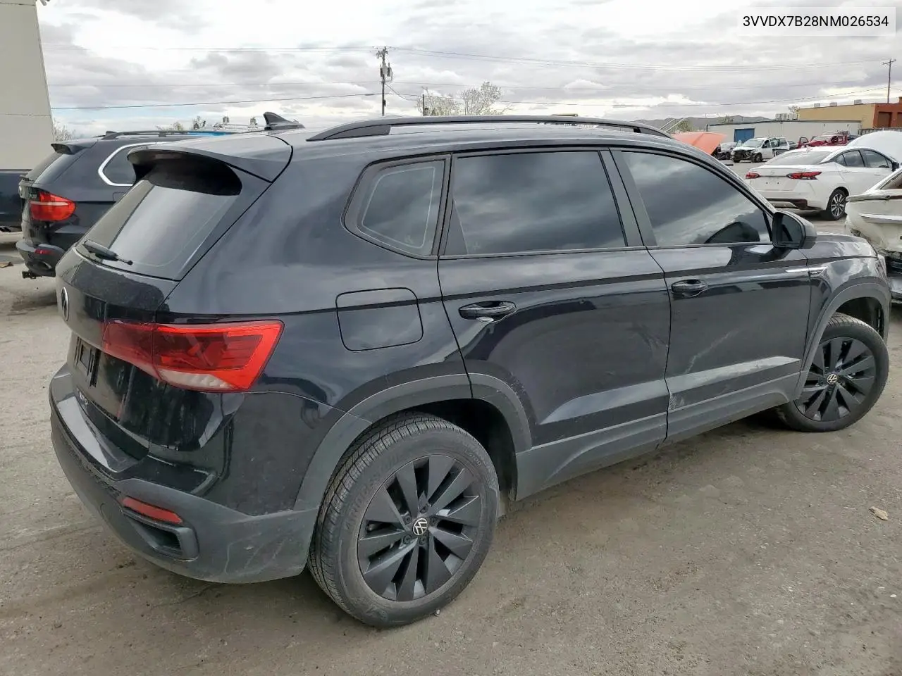 2022 Volkswagen Taos S VIN: 3VVDX7B28NM026534 Lot: 62160245