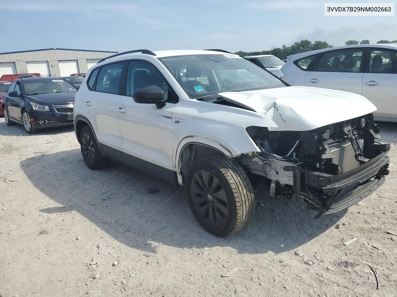 2022 Volkswagen Taos S VIN: 3VVDX7B29NM002663 Lot: 62408375