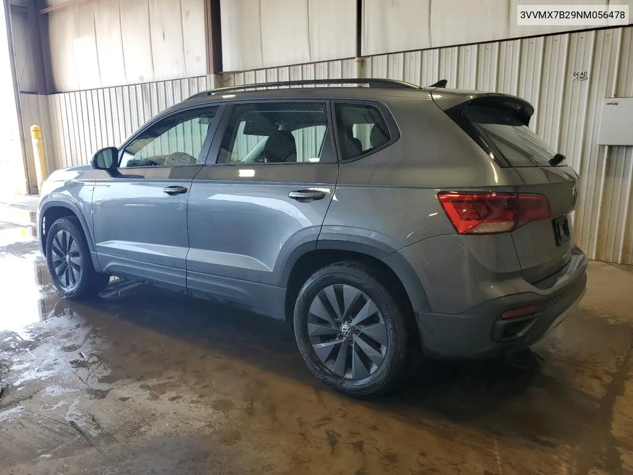 2022 Volkswagen Taos S VIN: 3VVMX7B29NM056478 Lot: 63670925