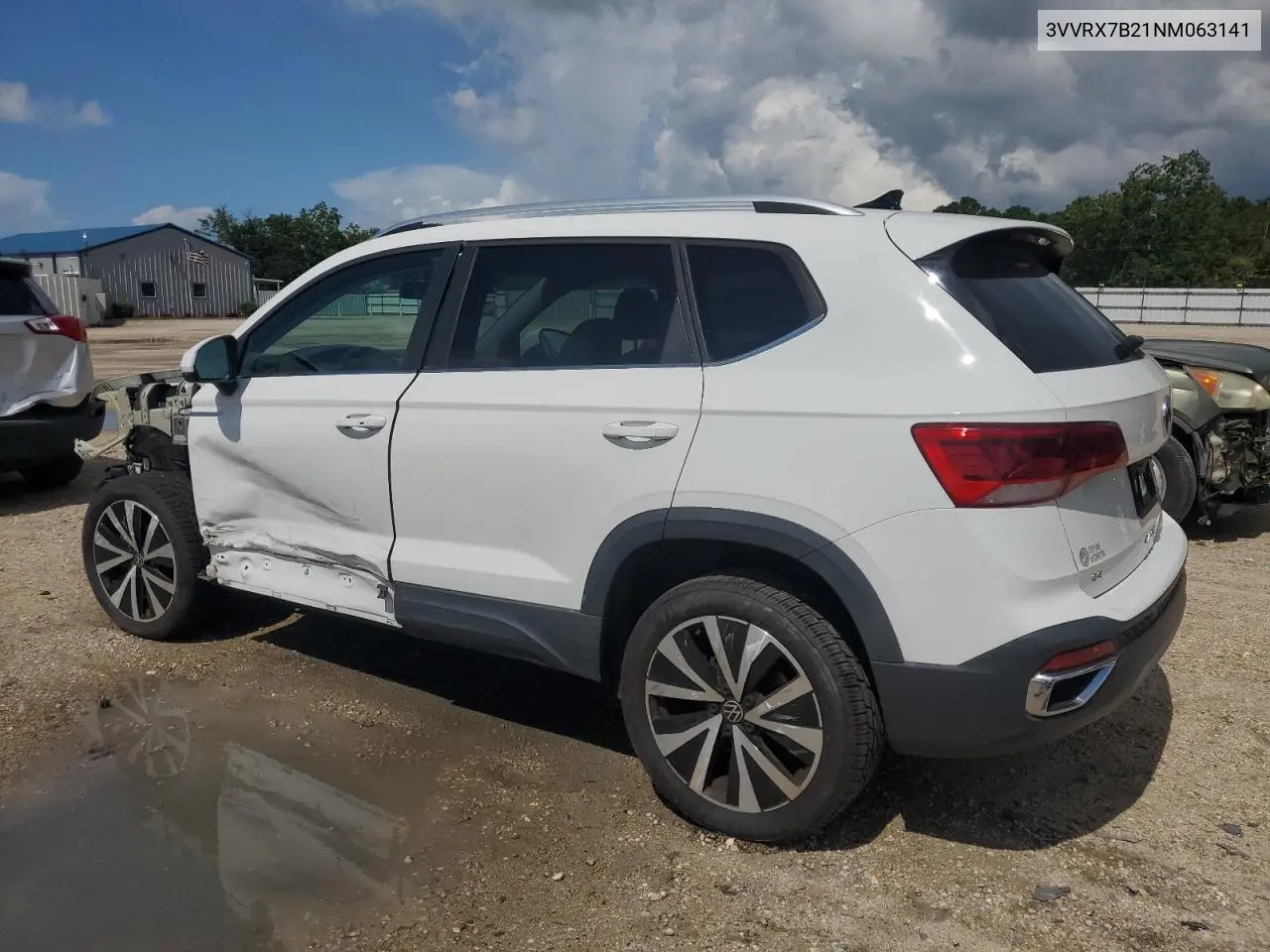 2022 Volkswagen Taos Se VIN: 3VVRX7B21NM063141 Lot: 64439695