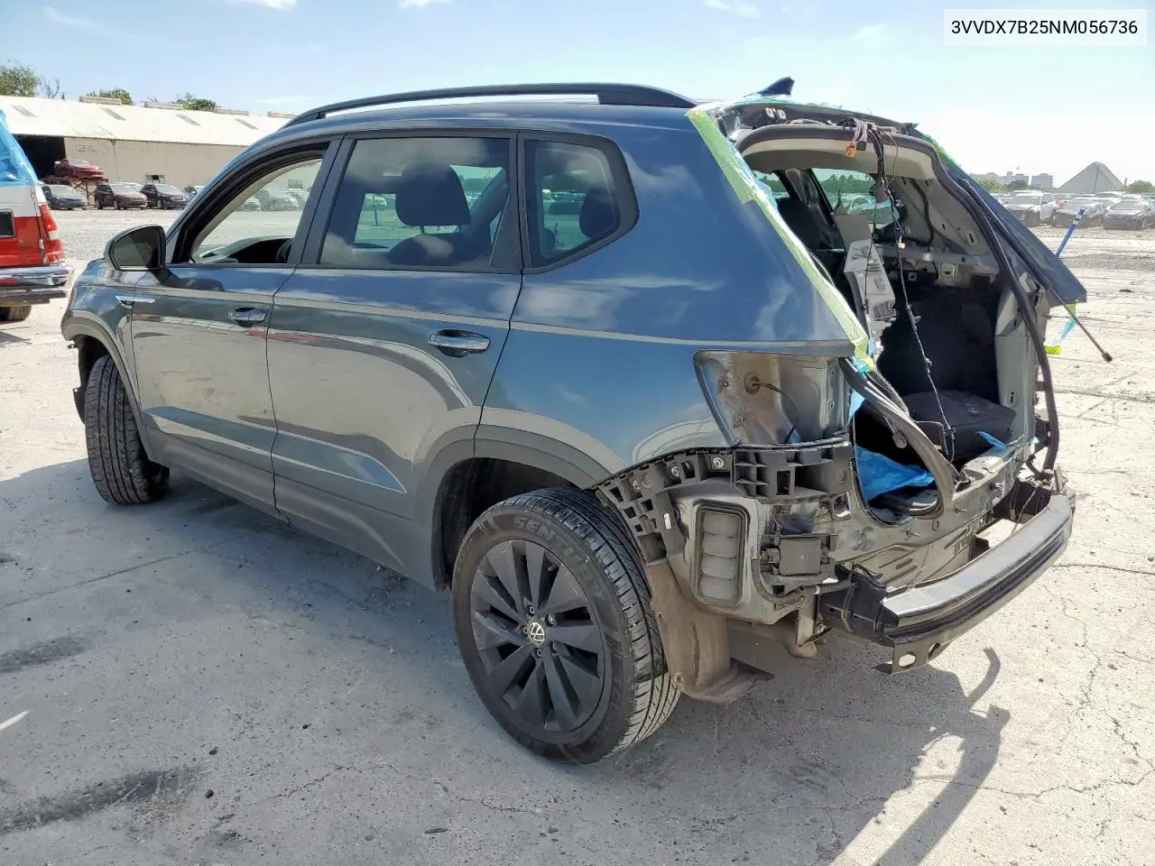 2022 Volkswagen Taos S VIN: 3VVDX7B25NM056736 Lot: 65401125