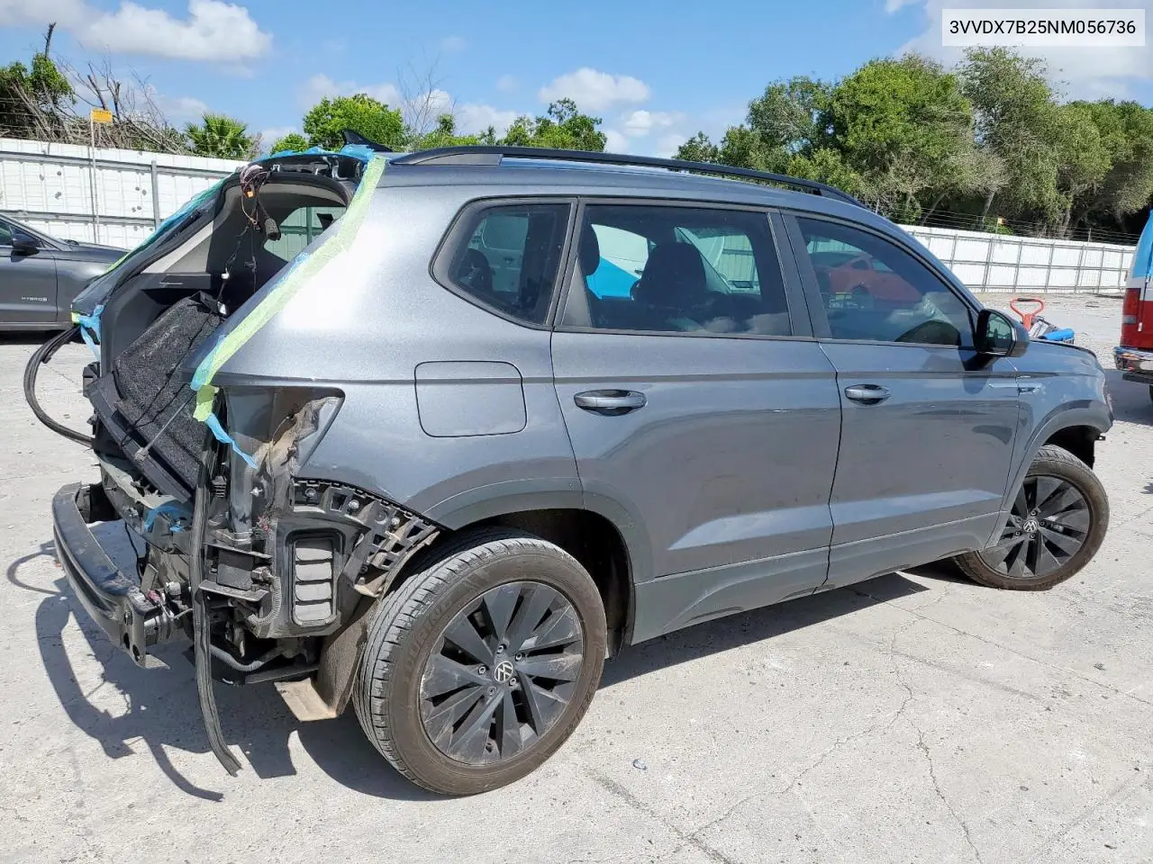 2022 Volkswagen Taos S VIN: 3VVDX7B25NM056736 Lot: 65401125