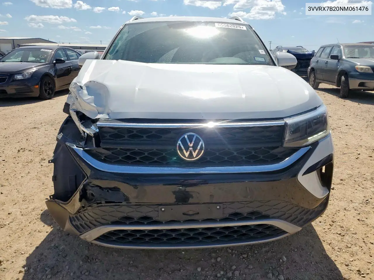 2022 Volkswagen Taos Se VIN: 3VVRX7B20NM061476 Lot: 65562025