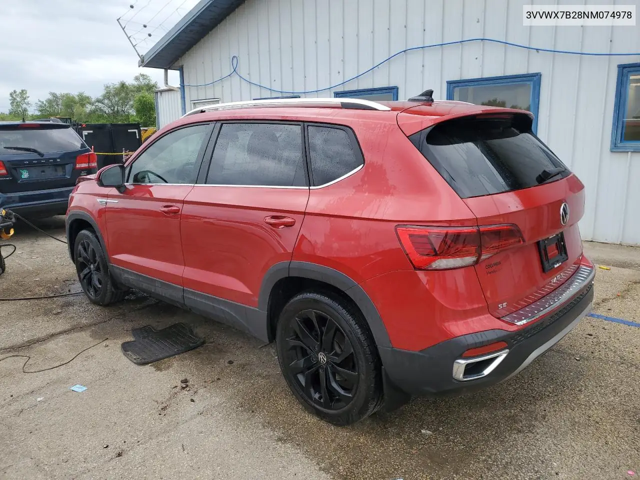 2022 Volkswagen Taos Se VIN: 3VVWX7B28NM074978 Lot: 65573095