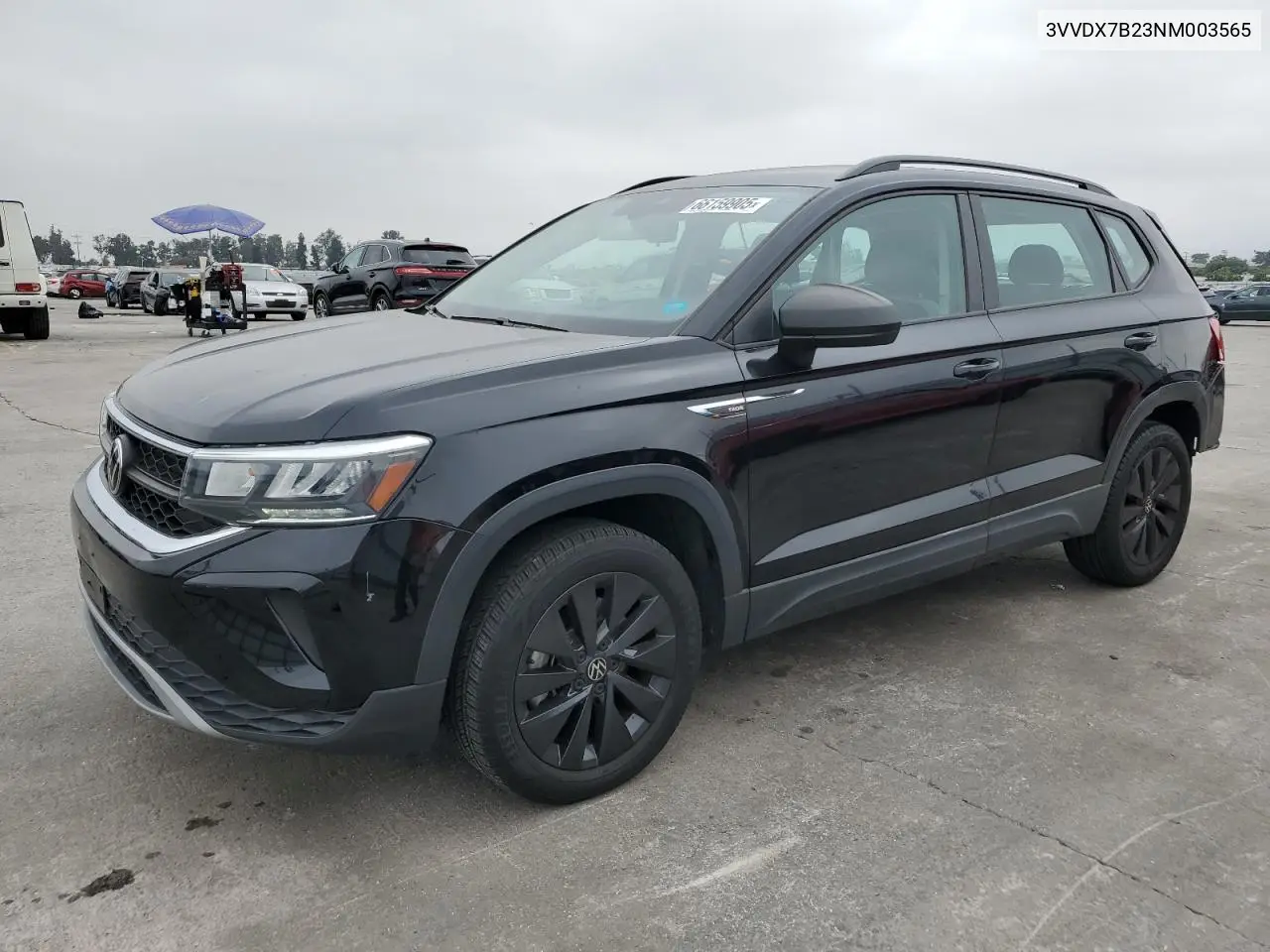 2022 Volkswagen Taos S VIN: 3VVDX7B23NM003565 Lot: 66159905