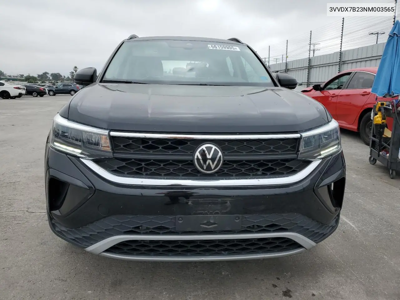 2022 Volkswagen Taos S VIN: 3VVDX7B23NM003565 Lot: 66159905