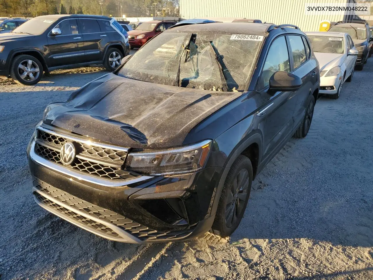 2022 Volkswagen Taos S VIN: 3VVDX7B20NM048222 Lot: 76062404