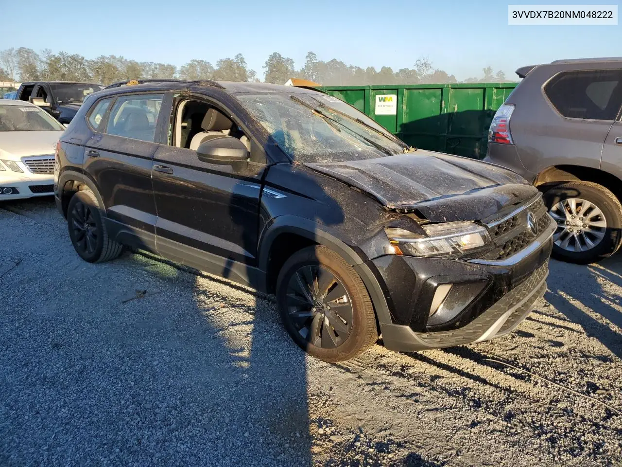 2022 Volkswagen Taos S VIN: 3VVDX7B20NM048222 Lot: 76062404