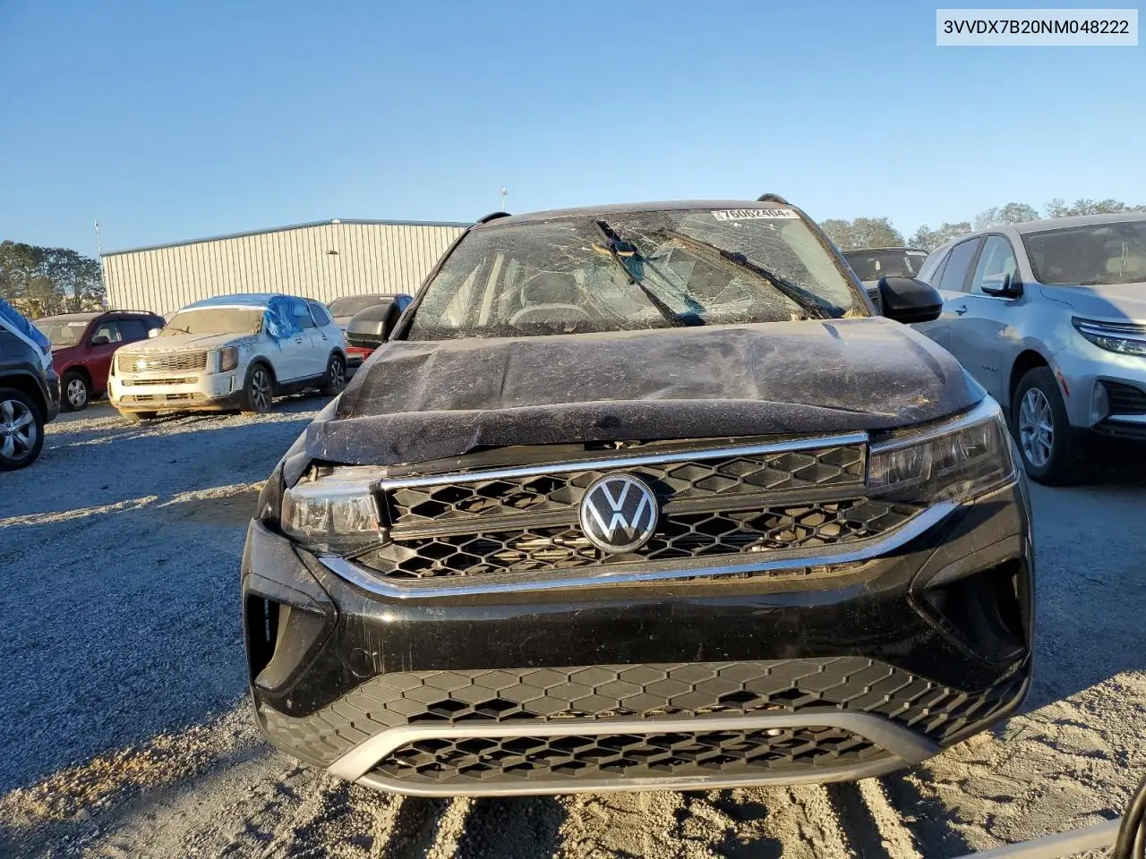 2022 Volkswagen Taos S VIN: 3VVDX7B20NM048222 Lot: 76062404