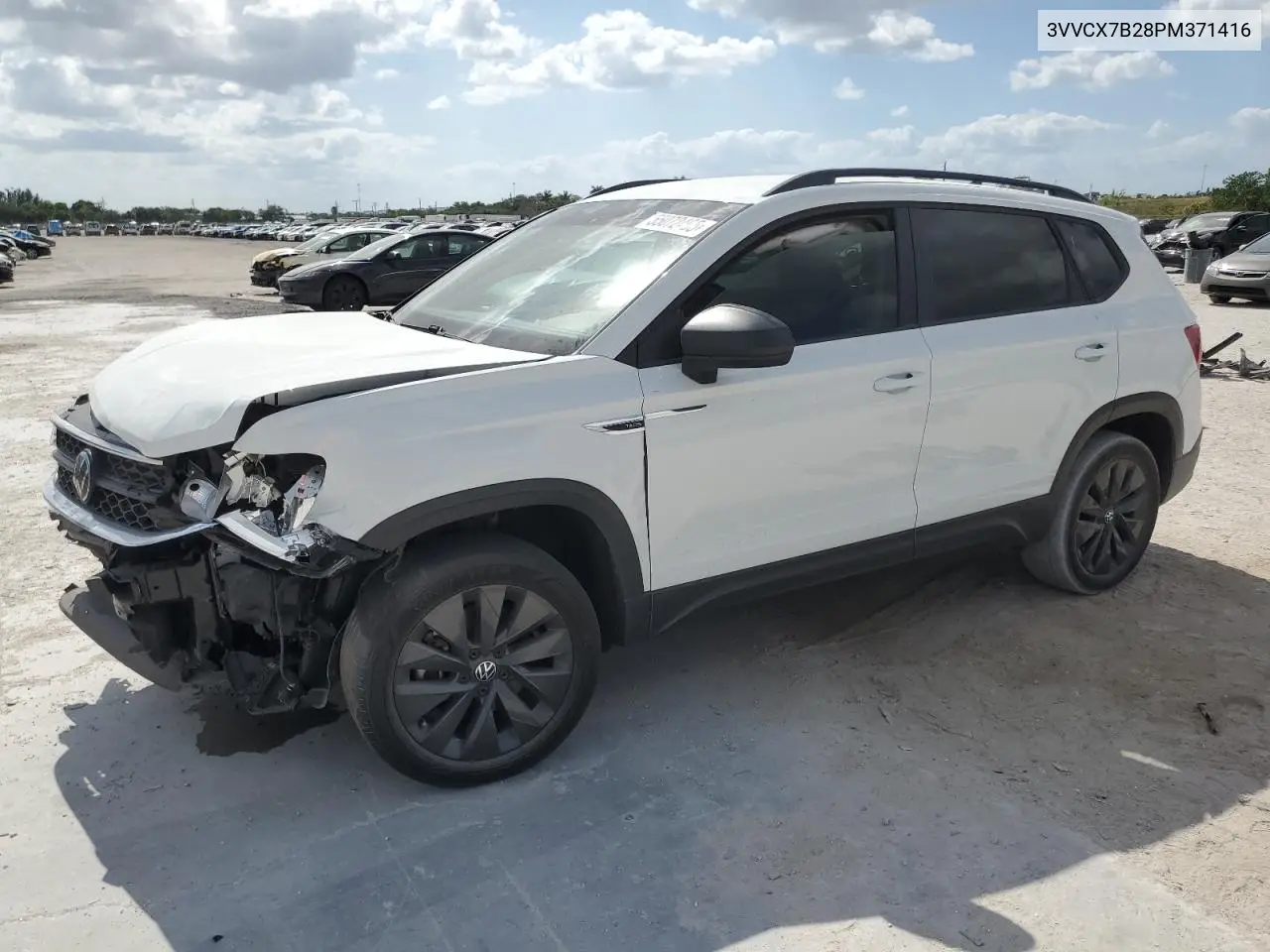 2023 Volkswagen Taos S VIN: 3VVCX7B28PM371416 Lot: 55072465
