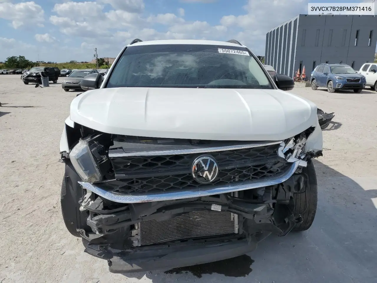 2023 Volkswagen Taos S VIN: 3VVCX7B28PM371416 Lot: 55072465