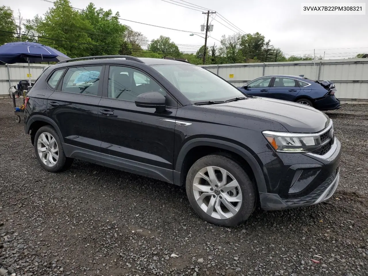 2023 Volkswagen Taos S VIN: 3VVAX7B22PM308321 Lot: 55576415