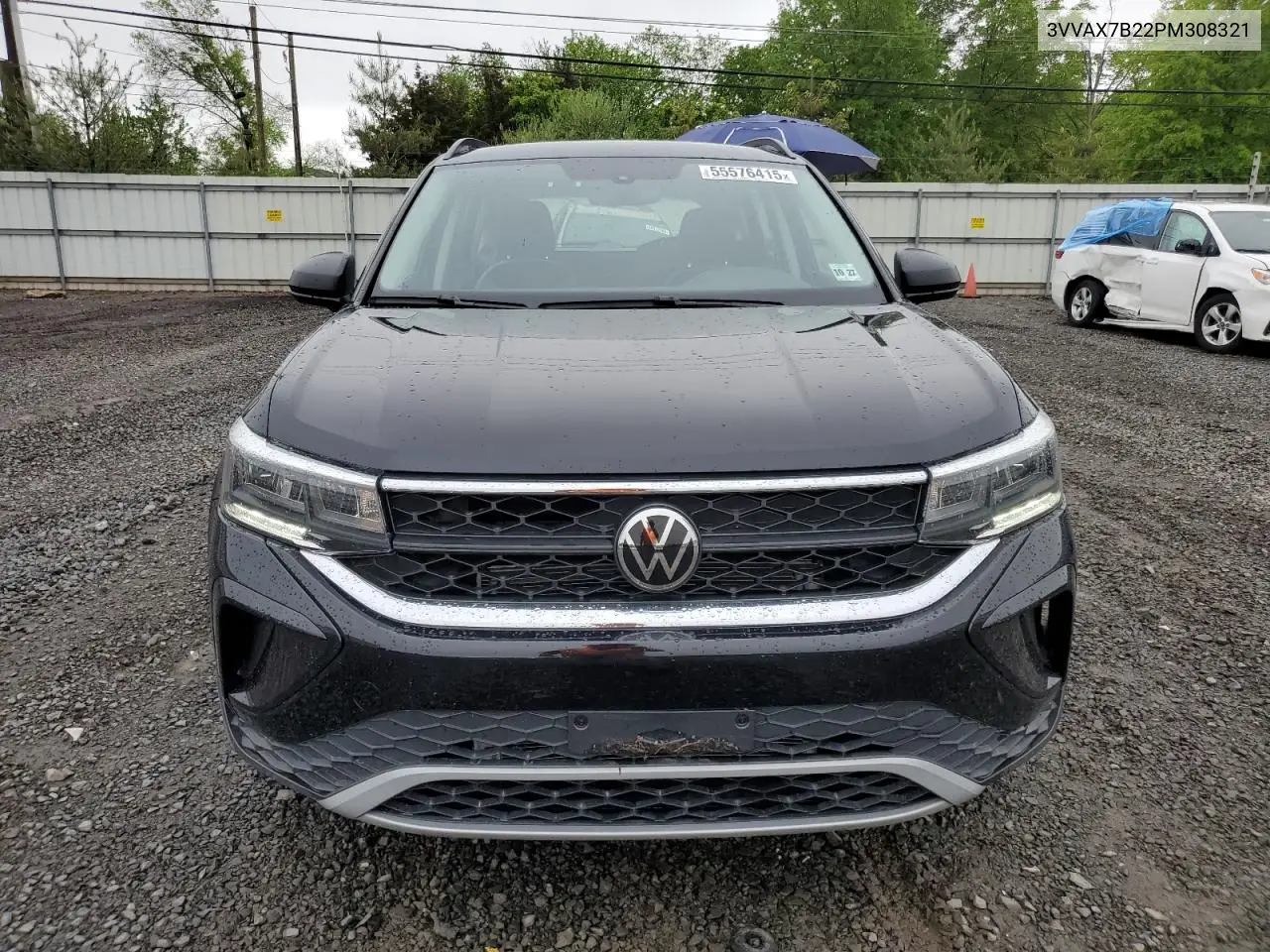 2023 Volkswagen Taos S VIN: 3VVAX7B22PM308321 Lot: 55576415
