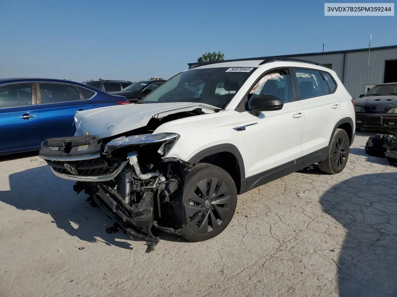 2023 Volkswagen Taos S VIN: 3VVDX7B25PM359244 Lot: 56926945