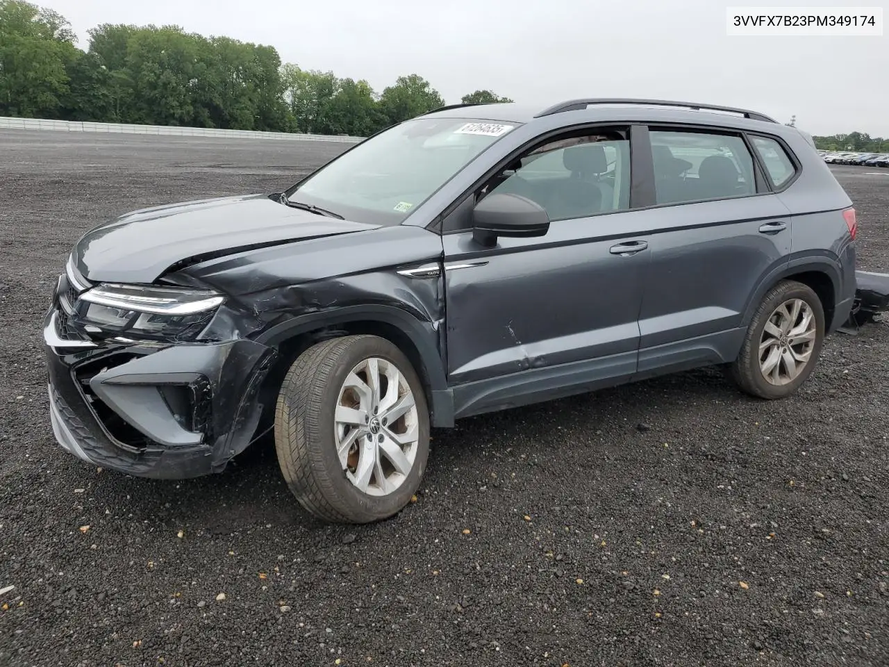 2023 Volkswagen Taos S VIN: 3VVFX7B23PM349174 Lot: 61264635