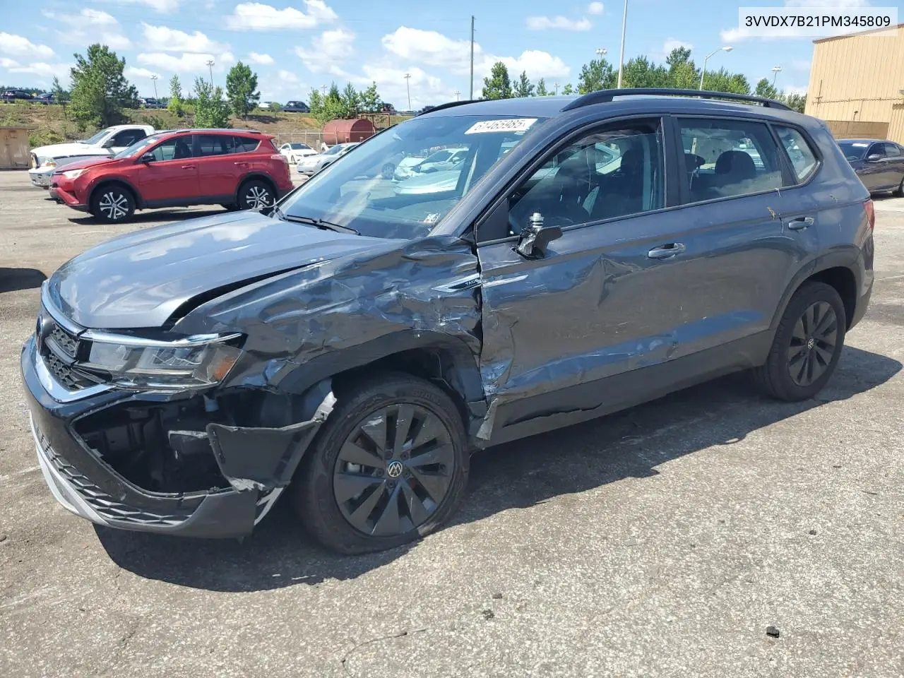 2023 Volkswagen Taos S VIN: 3VVDX7B21PM345809 Lot: 61465985