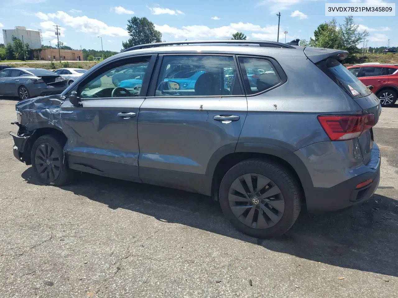 2023 Volkswagen Taos S VIN: 3VVDX7B21PM345809 Lot: 61465985