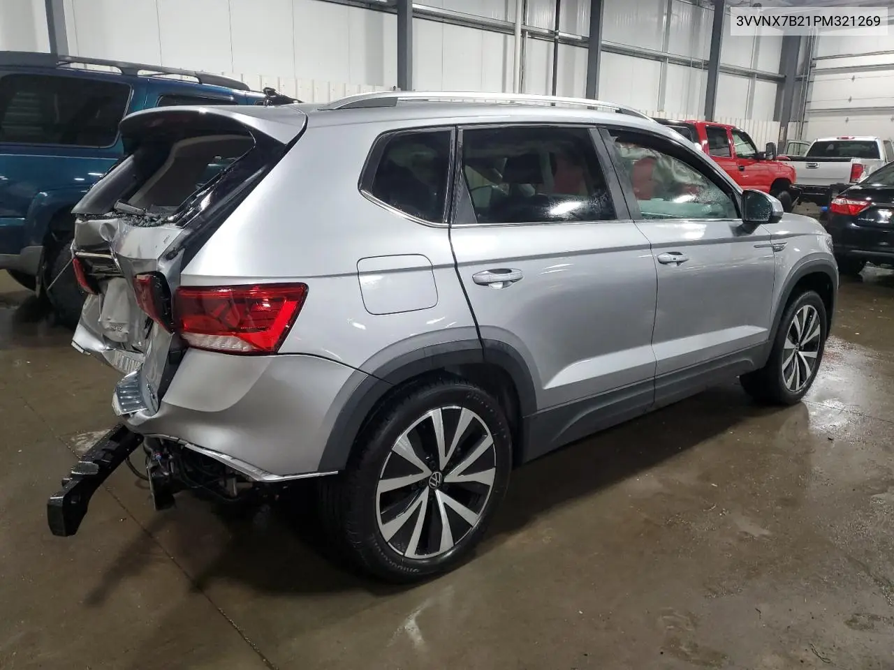2023 Volkswagen Taos Se VIN: 3VVNX7B21PM321269 Lot: 61481485