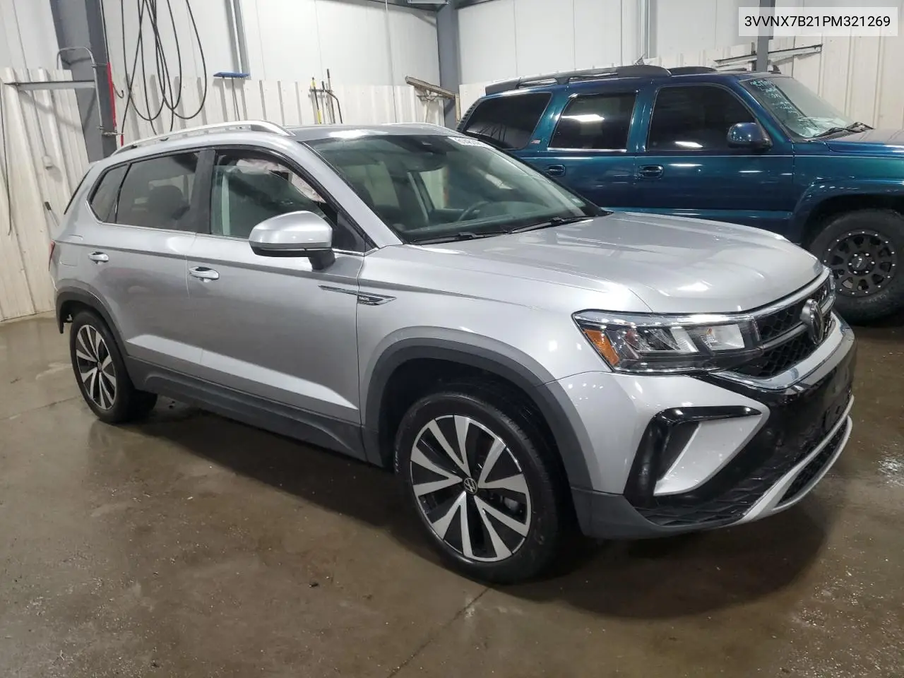 2023 Volkswagen Taos Se VIN: 3VVNX7B21PM321269 Lot: 61481485