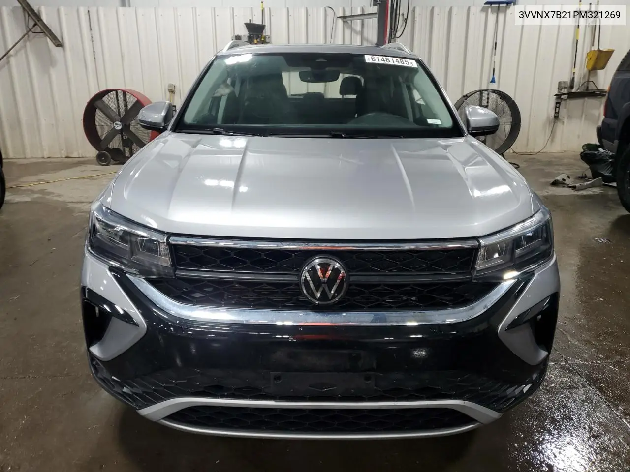 2023 Volkswagen Taos Se VIN: 3VVNX7B21PM321269 Lot: 61481485