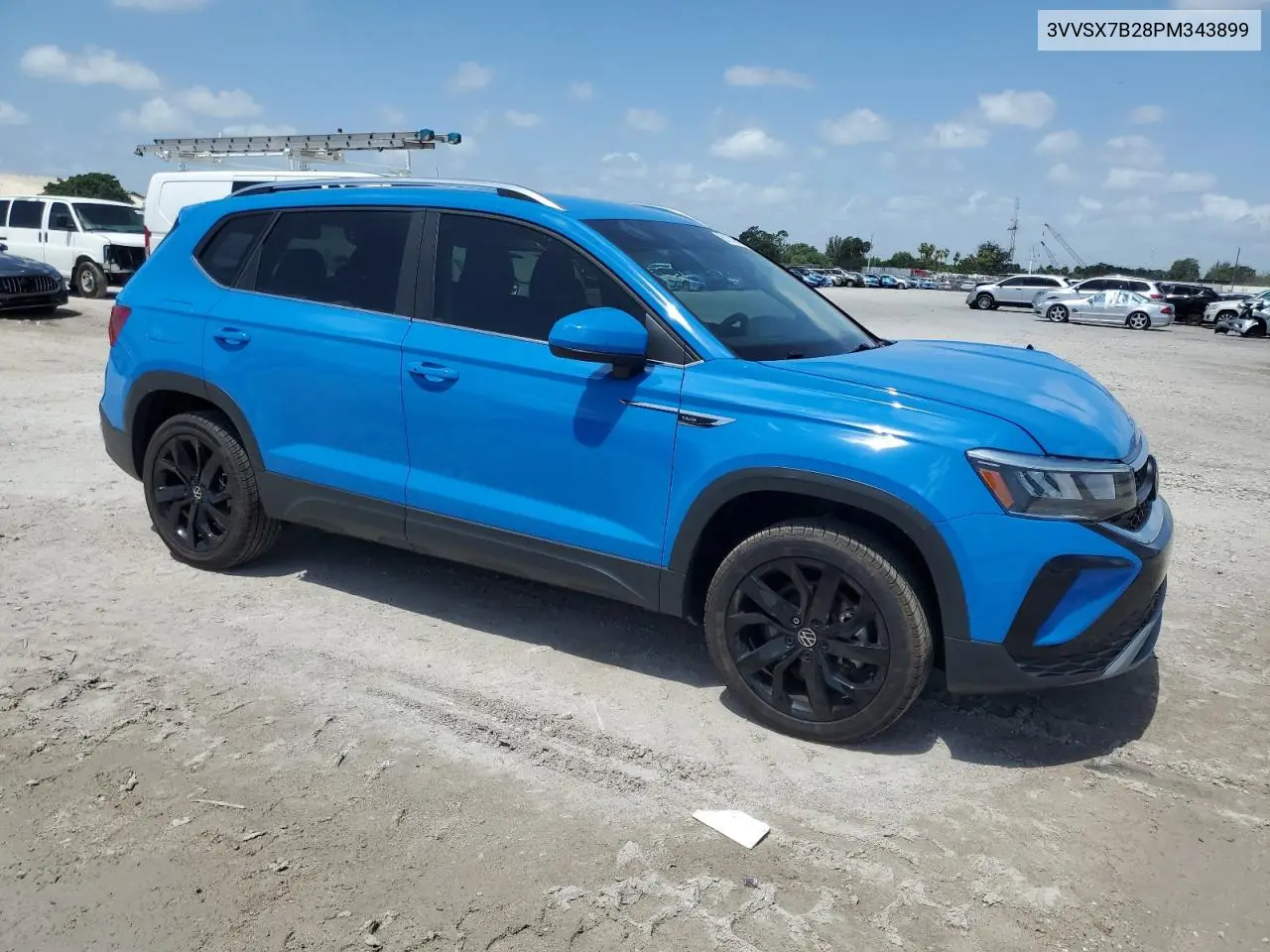 2023 Volkswagen Taos Se VIN: 3VVSX7B28PM343899 Lot: 61774685