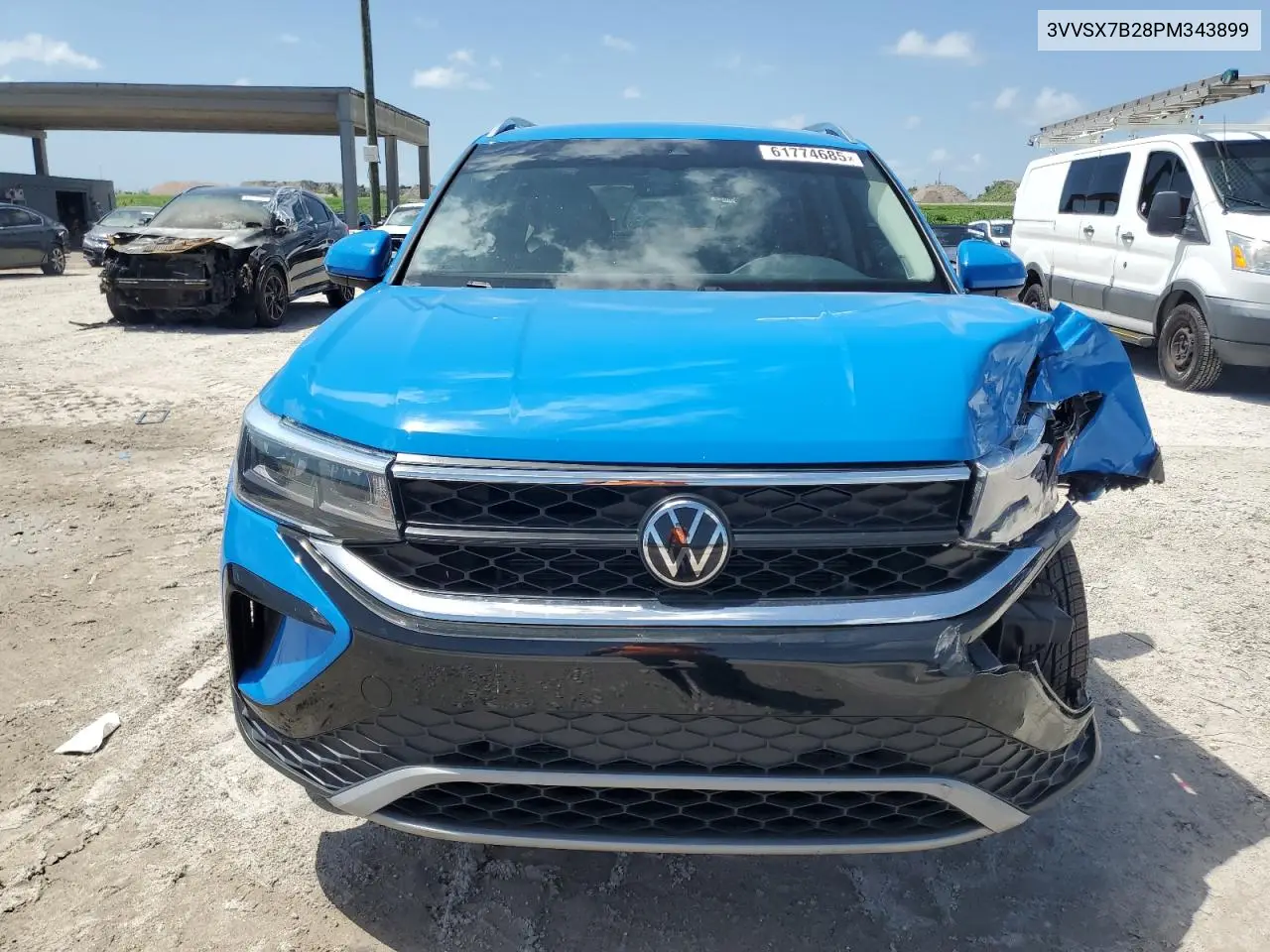 2023 Volkswagen Taos Se VIN: 3VVSX7B28PM343899 Lot: 61774685