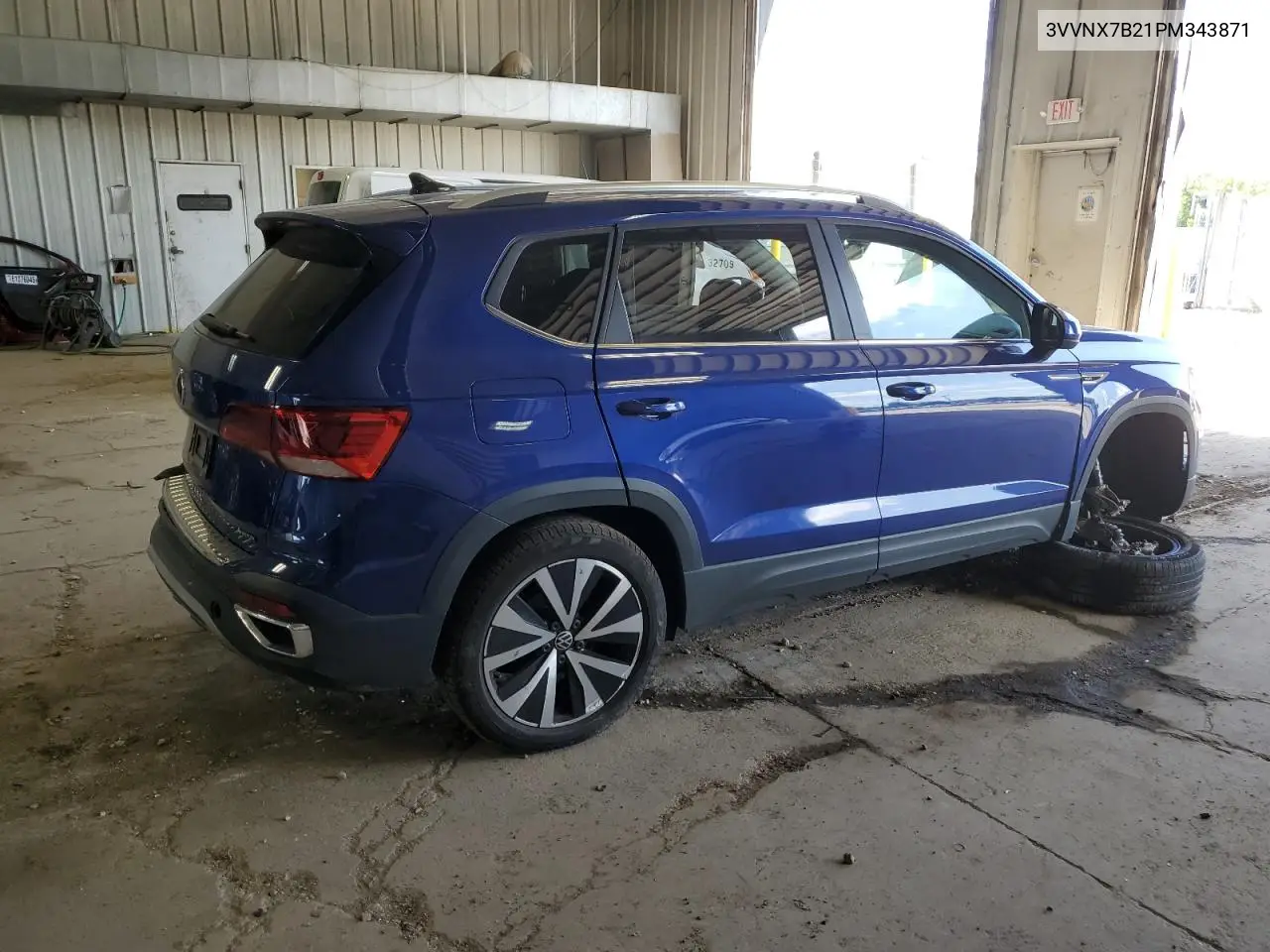 2023 Volkswagen Taos Se VIN: 3VVNX7B21PM343871 Lot: 61939265
