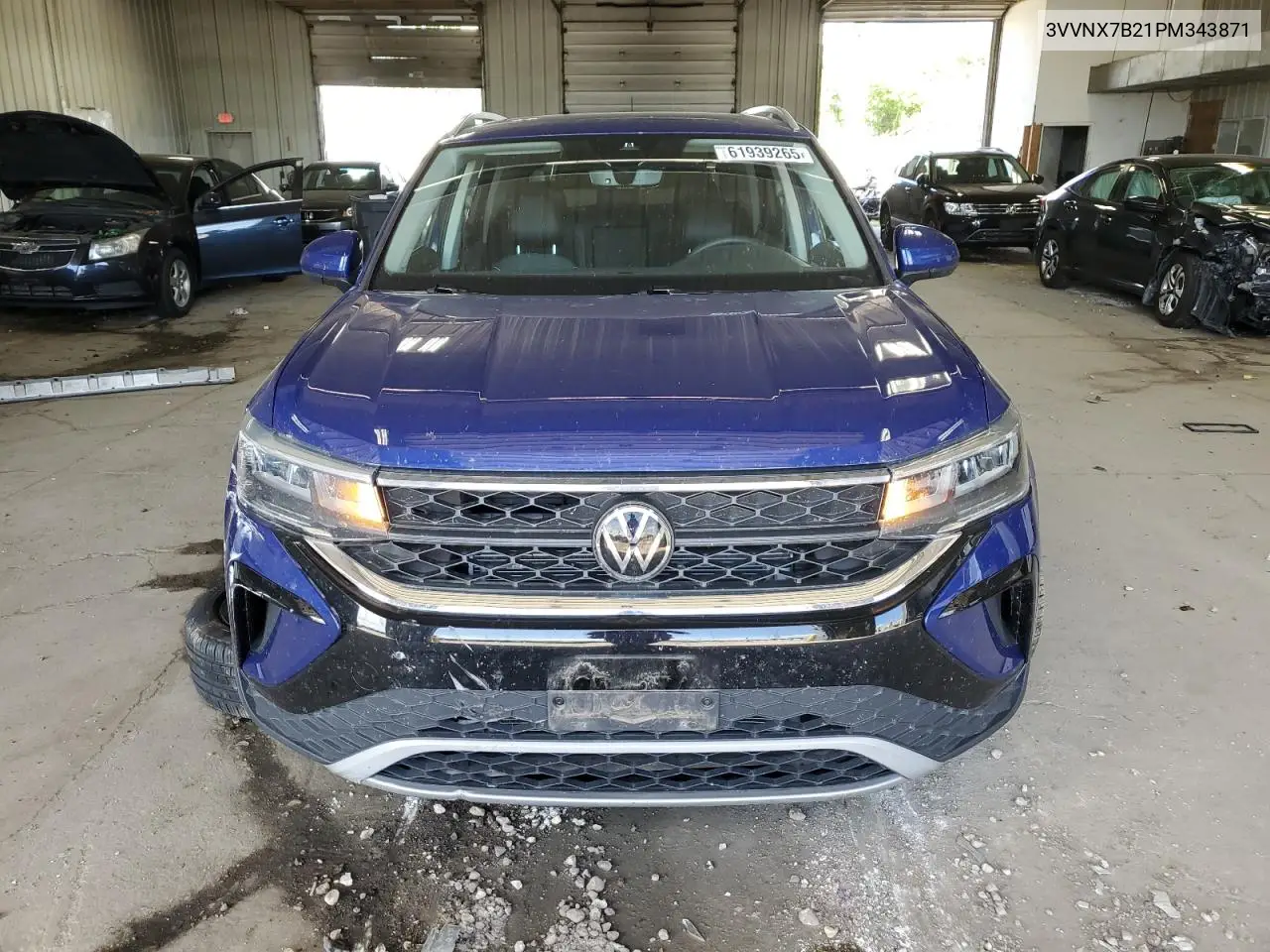 2023 Volkswagen Taos Se VIN: 3VVNX7B21PM343871 Lot: 61939265